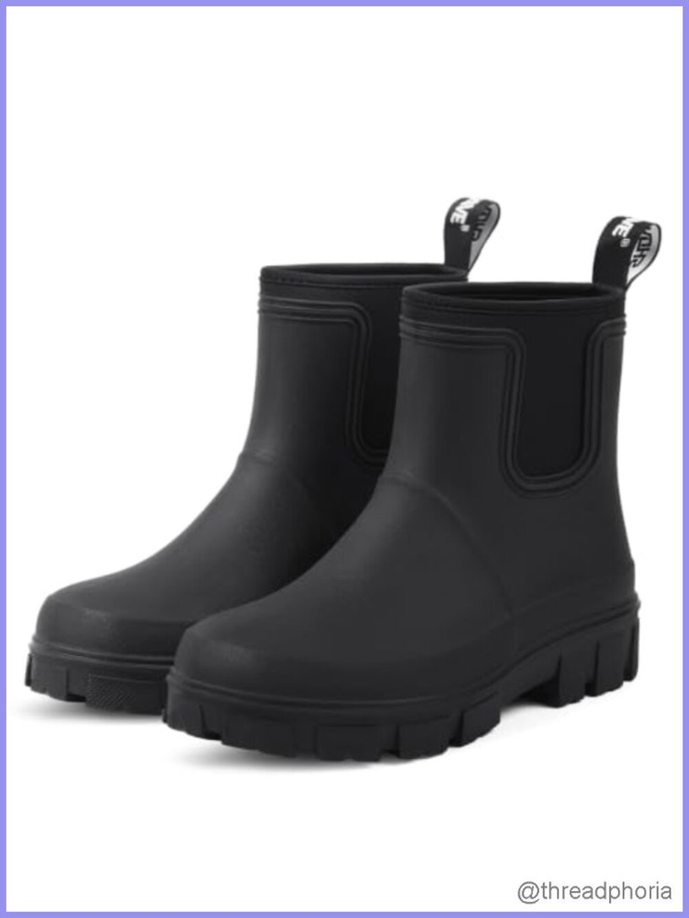 Women's Waterproof Rubber Rain Boots Neoprene Ankle Garden Boots